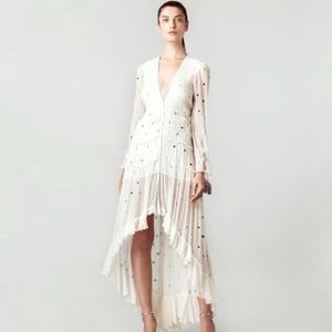 Rococo Sand White Maxi Dress